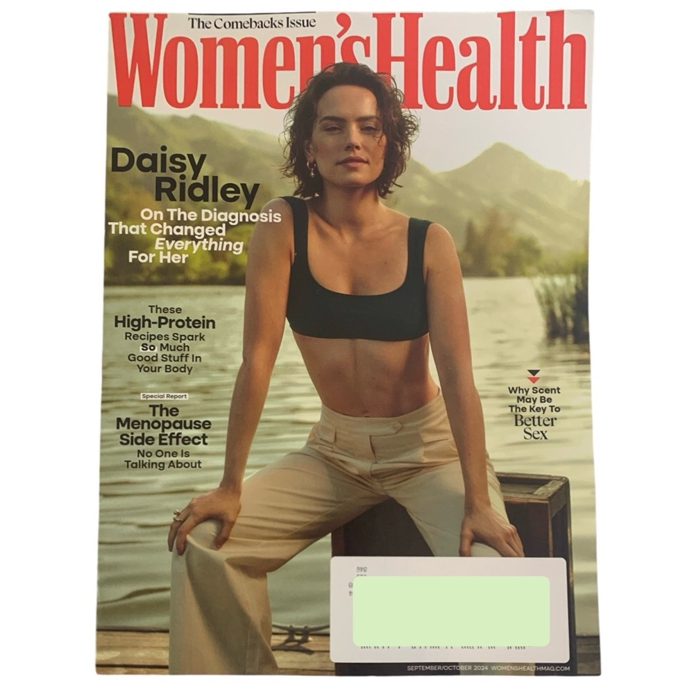 Womens Health Magazine September October 2024 Daisy Ridley Diagnosis Menopause